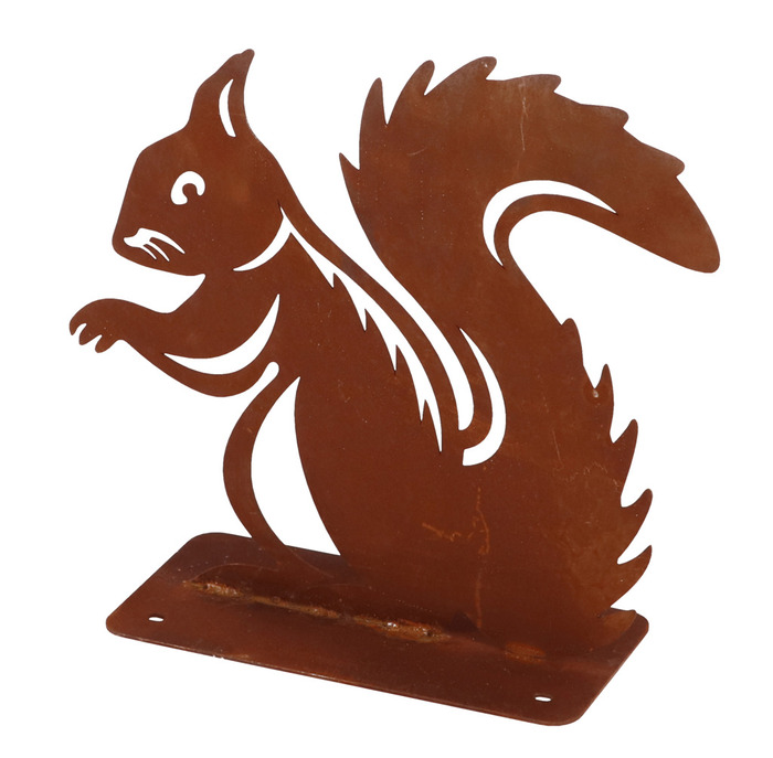 Havefigur egern rust H20,1 cm